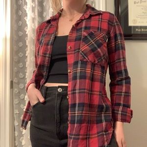 Vans Flannel Button Up Long Sleeve Shirt